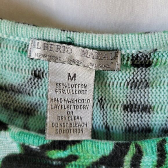 Alberto Makali Loose Knit Tunic Sweater Raglan Sleeve Medium dressy soft EUC - Picture 7 of 10